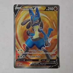 Lucario V Sword & Shield Promo SWSH213 Holo Eng 210 HP Basic V Card - Image 1