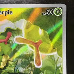 Pokemon TCG Caterpie 172/165 Holo Illustration Rare Scarlet and Violet 151 Card - Image 2