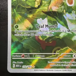 Pokemon TCG Caterpie 172/165 Holo Illustration Rare Scarlet and Violet 151 Card - Image 4