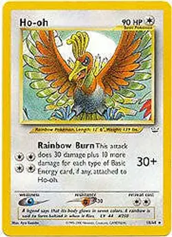 Pokemon Neo Revelation 18/64 Ho-oh UNLIMITED EDITION Card - Image 1