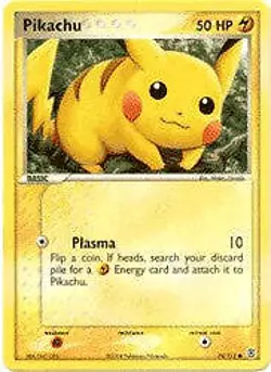 Pokemon EX Fire Red & Leaf Green 74/112 Pikachu Card - Image 1