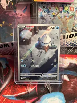 Snover 140/132 Mega Evolution IR Holo NM/M PSA Contender Pokemon Card - Image 1