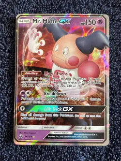 Mr. Mime GX 56/168 Celestial Storm NM Ultra Rare Pokemon Card - Image 1