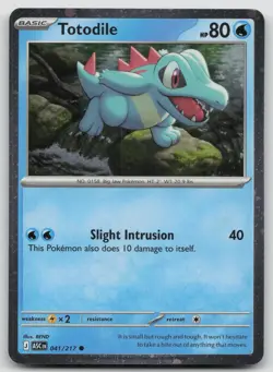 Totodile (Cosmos Holo) 041/217 Miscellaneous Cards & Products Pokemon Holo NM - Image 1