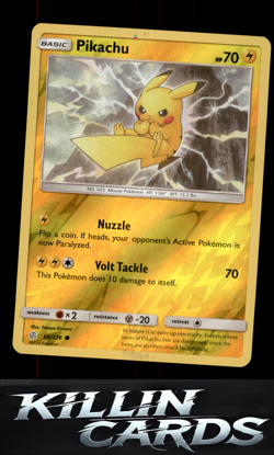 Reverse Holofoil Pikachu 66/236 Pokemon Common SM - Cosmic Eclipse Card NM - Image 1