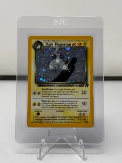 Dark Magneton (11/82) Team Rocket MP Unlimited Holo Rare- Pokemon Card - Image 1