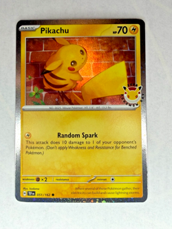 Pokemon TCG NM Pikachu (Pokemon Day 2026) 051/162 Miscellaneous Cards Holo - Image 2