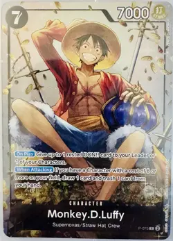 P-075 Monkey.D.Luffy Promo Card TS-02 Tin Set 02 ENGLISH SEALED 1/3 - Image 1