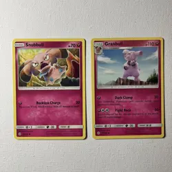 Snubbull & Granbull Pokemon Card Lot x9 / Neo Rev / Neo Gen / Sun & Moon + - Image 2