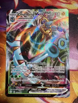 Dhelmise VMAX 010/072 Shining Fates Ultra Rare Holo Pokemon TCG Card NM - Image 1