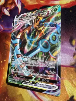 Dhelmise VMAX 010/072 Shining Fates Ultra Rare Holo Pokemon TCG Card NM - Image 3