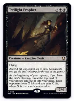 Twilight Prophet NM Commander: Murders at Karlov Manor 0143 MTG Regular - Image 1