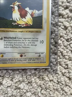 Pidgey Base Set 022/102 Shadowless First Edition This Card Is Clean - Image 4
