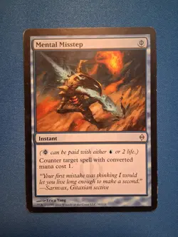 Mental Misstep New Phyrexia HP Magic MTG - Image 1