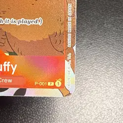 Monkey.D.Luffy (Gift Collection 2023) P-001 One Piece Promotion Cards Foil - Image 3