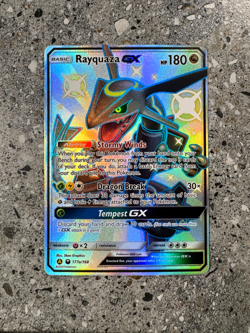 Pokemon TCG Cards Shiny Rayquaza GX 177a/168 Alt Full Art Promo Holo NM - Image 1
