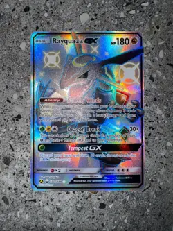 Pokemon TCG Cards Shiny Rayquaza GX 177a/168 Alt Full Art Promo Holo NM - Image 3