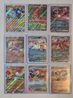 Pokemon EX Full Art Holo Lot Charizard Lucario Yveltal Ninetales 9 Cards - Image 1