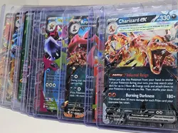 Pokemon EX Full Art Holo Lot Charizard Lucario Yveltal Ninetales 9 Cards - Image 2