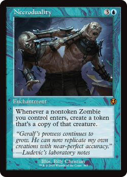 Necroduality (Retro Frame Foil) - Innistrad Remastered (INR) - Image 1