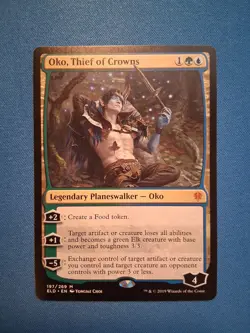 Oko, Thief of Crowns Throne of Eldraine LP Magic MTG - Image 1