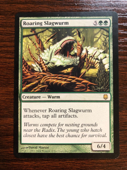 "Roaring Slagwurm" - Magic the Gathering Darksteel MTG (83/165) - Image 1