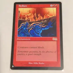 Bedlam MTG The List Reprints #175 Rare Enchantment Regular Red EN - Near Mint - Image 1