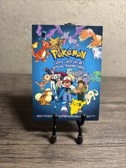 CHECKLIST - BLUE Logo - NON-HOLO - SERIES 1 - TOPPS Pokemon Card-Fast Ship-LP!! - Image 1