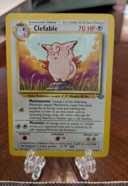 Pokemon TCG - Clefable - Jungle - 17/64 - Rare Non Holo - MP - Image 1
