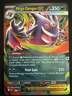 Mega Gengar ex 073 Holo Promo ME: Mega Evolution Promo Pokemon NM - Image 1