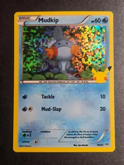 Mudkip 019/025 NM McDonald's 25th Anniversary Promos Promo Pokemon Holo - Image 1