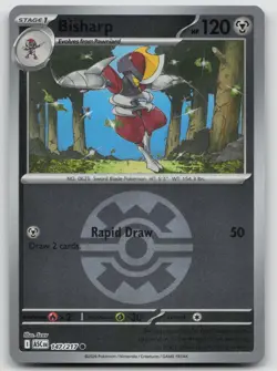Bisharp (Quick Ball) 147/217 Ascended Heroes Pokemon Reverse Holo NM Common - Image 1
