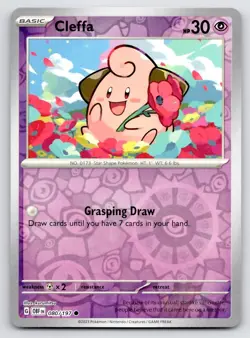 Pokemon Cleffa Obsidian Flames OBF C REVERSE HOLO 080/197 NM - Image 1