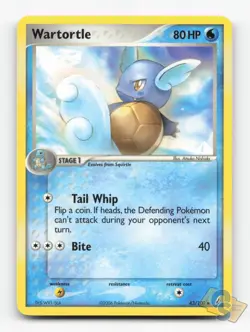 Pokemon TCG - Wartortle 43/100 Lightly Played Uncommon Crystal Guardians - Image 1
