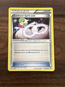 Pokemon TCG Gardevoir Spirit Link Primal Clash 130/160 Regular Uncommon LP - Image 1