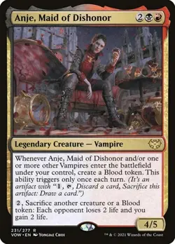 2x Anje, Maid of Dishonor VOW NM MTG - Image 1