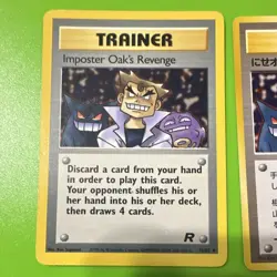 WotC Pokemon TCG Team Rocket Imposter Oak's Revenge Lot (2) 2000 76/82 - Image 2