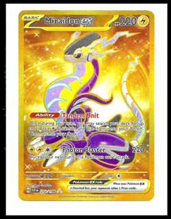 Pokemon TCG SV01: Scarlet & Violet Base Set Miraidon ex #253/198 NM/MINT! - Image 1