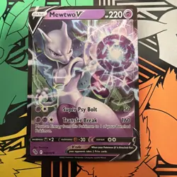 Mewtwo V Ultra Rare Pokemon GO 030/078 - Image 1
