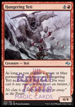 Hungering Yeti 4x FOIL FRF MTG Fate Reforged Uncommon MINT red - Image 1
