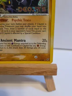Claydol 5/107 ExDEOXYS Stamed Reverse Holo DAMAGED MP - Image 4