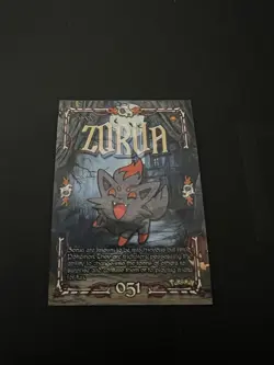 PRISMA Pokemon Trick or Trade 2024 Zorua 051 Holo English - Image 2