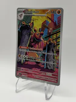 Conkeldurr 127/086 IR Black Bolt Pokemon Illustration Rare Pack Fresh NM / Mint - Image 2