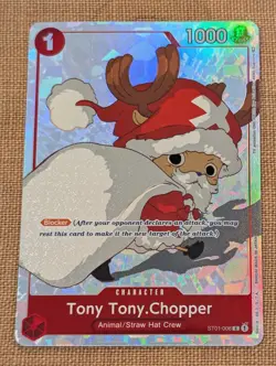 Tony Tony Chopper ONE PIECE Card ST01-006 PROMO Matching Battle TCG NM - Image 1