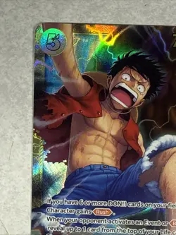 ONE PIECE Eng Monkey D. Luffy OP15-119 SEC Adventure on KAMI's Island NM Grade - Image 4