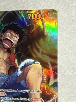 ONE PIECE Eng Monkey D. Luffy OP15-119 SEC Adventure on KAMI's Island NM Grade - Image 5