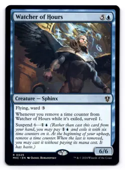Watcher of Hours NM Commander: Murders at Karlov Manor 0025 MTG Regular - Image 1