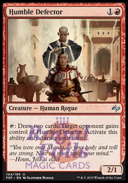Humble Defector 2x FOIL FRF MTG Fate Reforged Uncommon MINT red - Image 1
