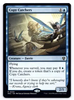 Copy Catchers NM Commander: Murders at Karlov Manor 0020 MTG Regular - Image 1