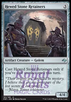 Hewed Stone Retainers 4x FOIL FRF MTG Fate Reforged Uncommon NM artifact - Image 1